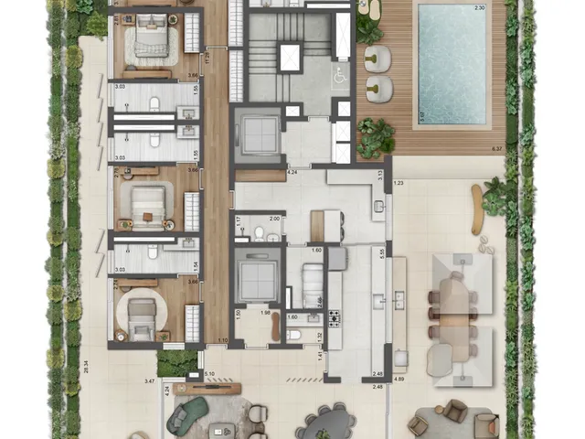 Imagem 2: Lignea Apartamento com 4 dormitórios