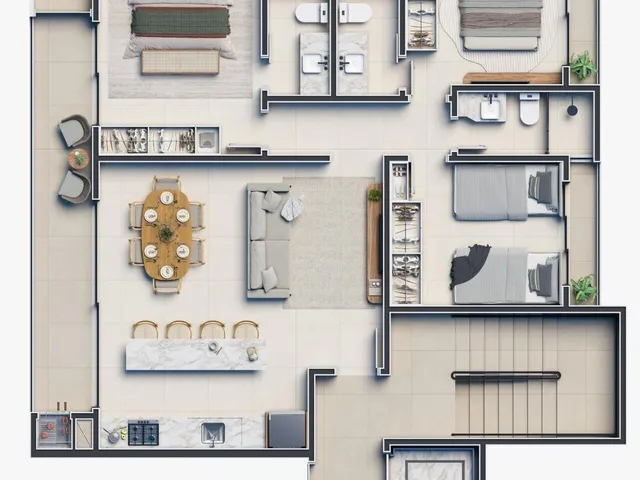 Imagem 7: Apartamento Alto Padrão em Balneário Guaciara, Matinhos/Pr