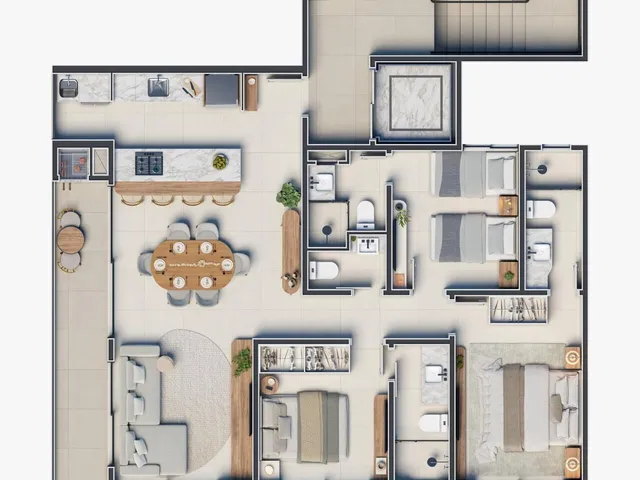 Imagem 16: Apartamento Alto Padrão em Balneário Guaciara, Matinhos/Pr