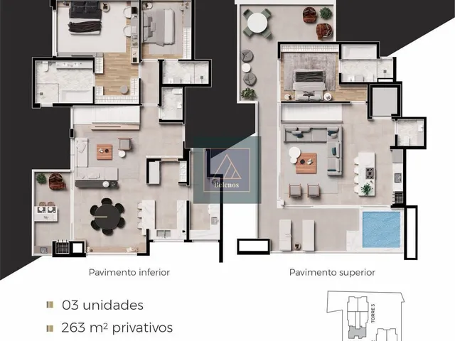 Imagem 5: Seminário!! Apartamento Duplex 3 Suítes. 4 Vagas. 178,90 M²