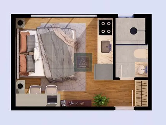 Imagem 11: Água Verde Próximo À Praça do Japão - Studio 19M²