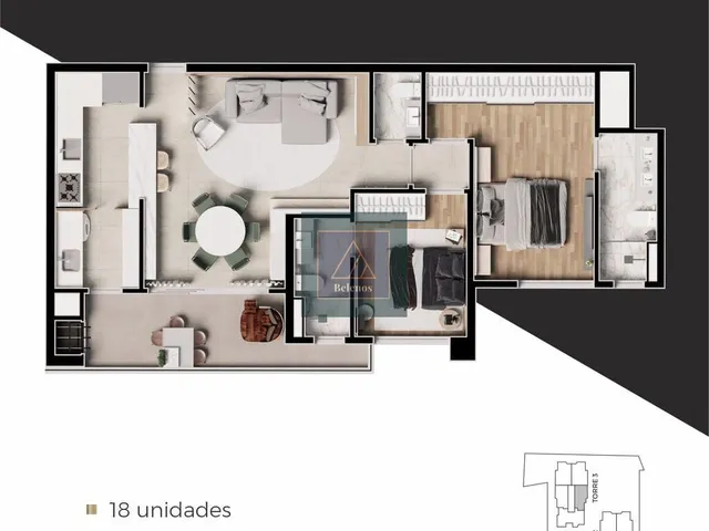 Imagem 3: Seminário - Apartamento 2 Suítes. 2 Vagas. 96 M². Face Leste