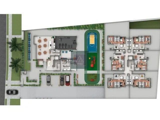 Imagem 2: Ecoville - Apartamento 2 Quartos. 1 Suíte. 1 Vaga. 55,91 M². Entrega 02/2027