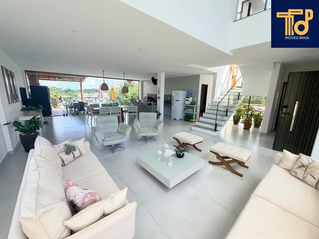 Imagem 9: Casa Finamente Decorada no Condominio Águas de Sauipe, com 5 Suites, Ao Lado do Rio, com Piscina, Porteira Fechada