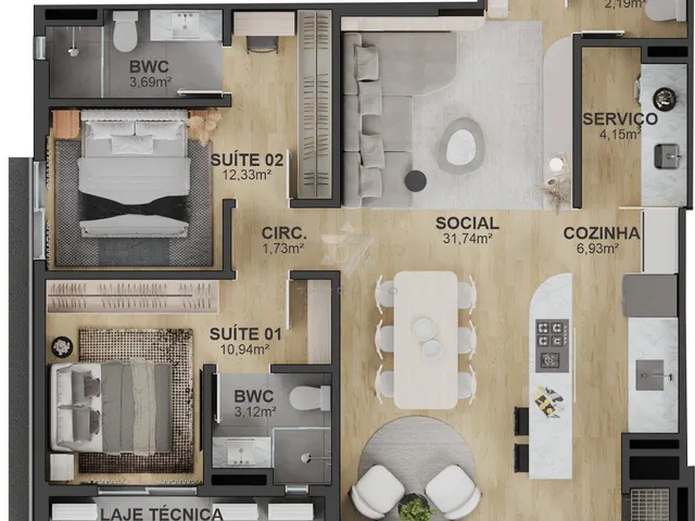 Imagem 3: Oásis 2852: Apartamento no Itacolomí em Balneário Piçarras