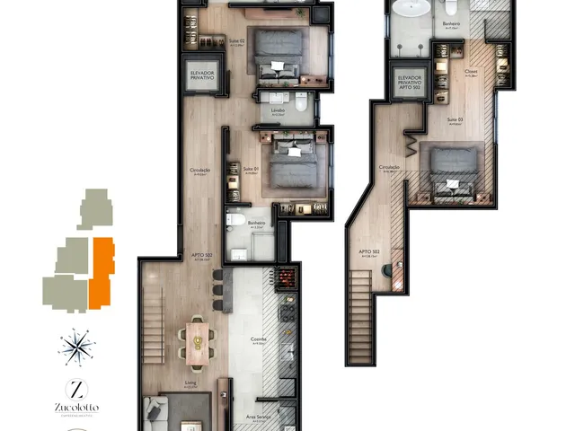 Imagem 12: Citê - Citê Apartamento com 2 dormitórios