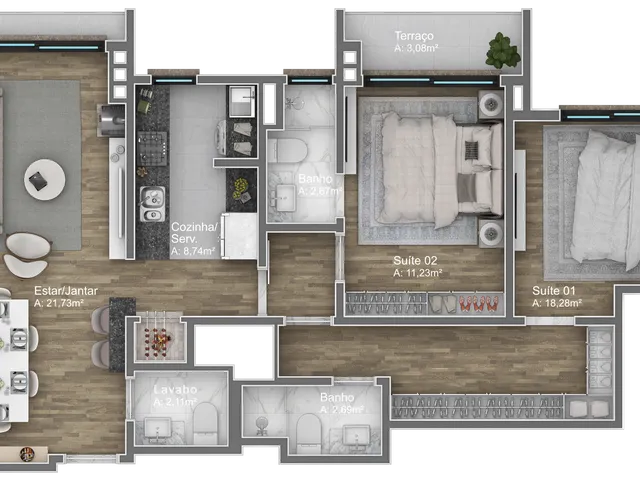 Imagem 12: Residencial Winter Hill - Residencial Winter Hill