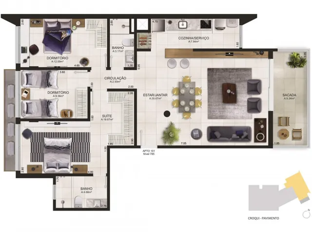 Imagem 16: Residencial Exclusive / Torres - Residencial Exclusive / Torres