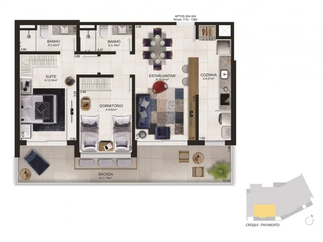 Imagem 15: Residencial Exclusive / Torres - Residencial Exclusive / Torres