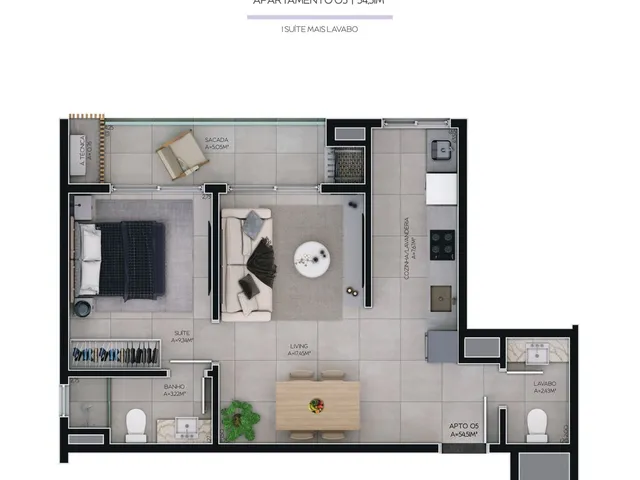 Imagem 8: Apartamento 405- Edifício Montreal. - Apartamento 405- Edifício Montreal