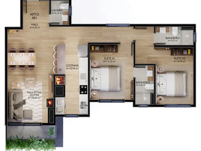 Imagem 14: Viik - Viik Apartamento com 2 dormitórios