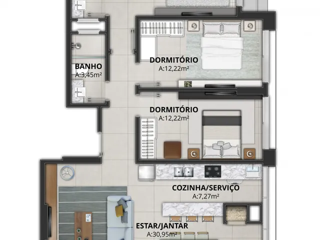 Imagem 10: Maui - Maui Apartamento com 2 dormitórios