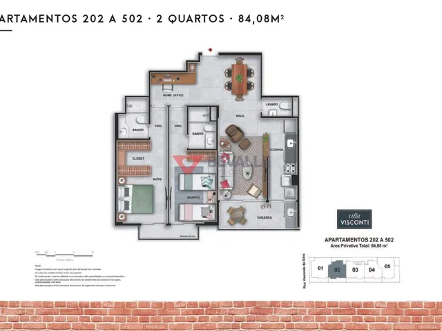 Imagem 15: Apartamento de 2 quartos com 84m² e 1 suíte por R$1.680.000