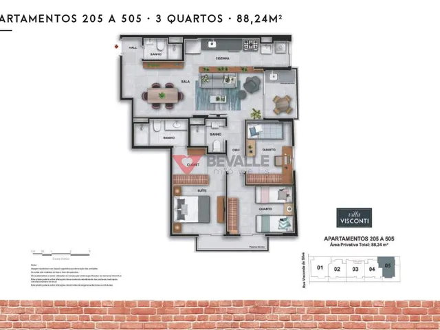 Imagem 15: Apartamento 88m² em Botafogo 3 qtos,1 suíte por R$ 1.762.000