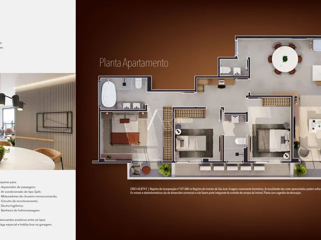 Imagem 2: APARTAMENTO 3 DORMITÓRIOS NO KOBRASOL