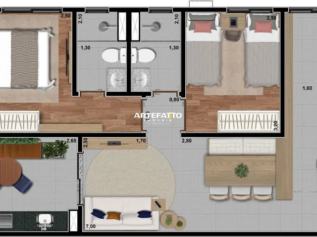 Imagem 16: Apartamento com 2 Dormitórios no Bairro São Francisco