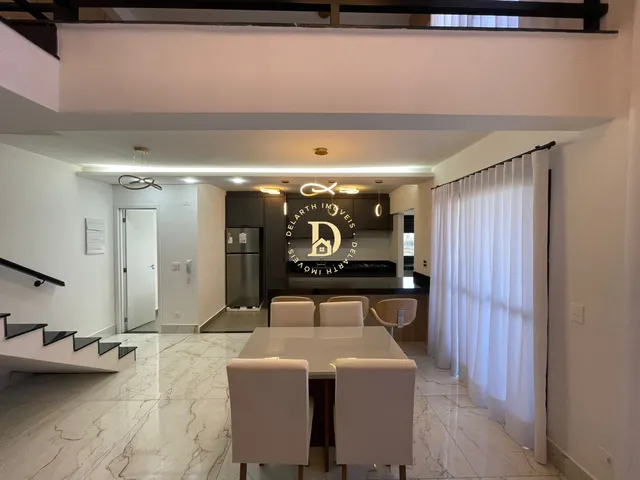 Imagem: O apartamento possui 1 Dormitório, 1 Suíte, 2 Banheiros,