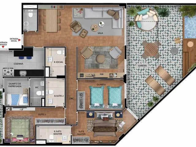 Imagem 8: Apartamento em Jardim Botânico Rio de Janeiro RJ