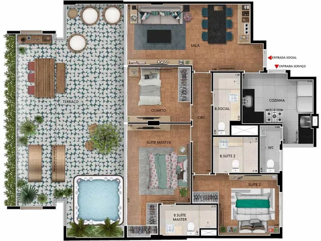 Imagem 11: Apartamento em Jardim Botânico Rio de Janeiro RJ