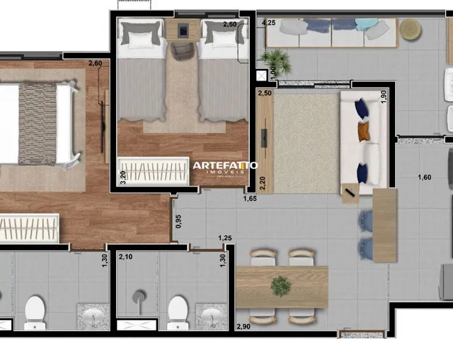 Imagem 13: Apartamento com 2 dormitórios no São Francisco em Passos/MG