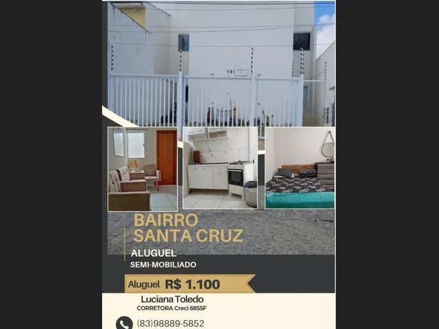 Imagem: Alugo apartamento mobiliado, Bairro Santa