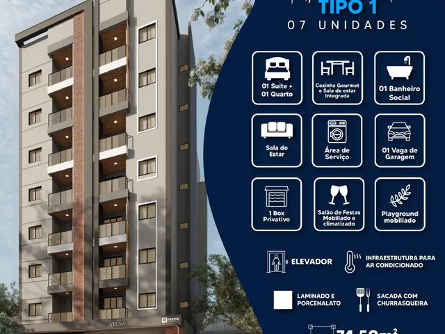 Imagem 12: Apartamentos modernos à venda no JARDIM GISELA, TOLEDO - PR