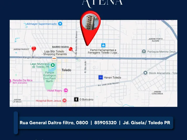 Imagem 4: Apartamentos modernos à venda no JARDIM GISELA, TOLEDO - PR