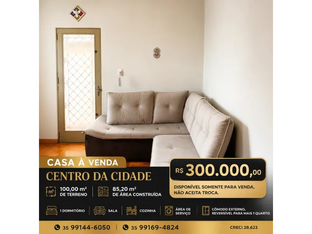 Imagem: Casa á venda Centro de Poços de Caldas