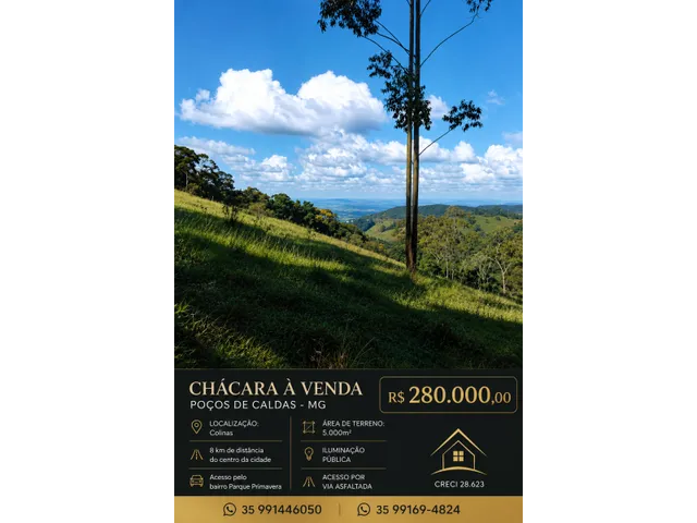 Imagem: Chácara à venda em Poços de Caldas