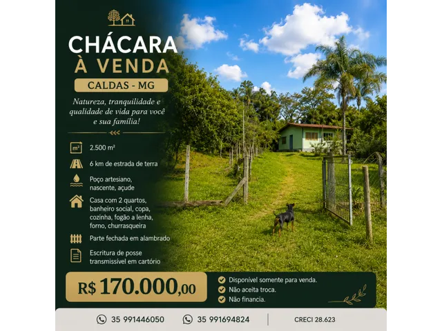 Imagem: Chácara à venda Município de Caldas