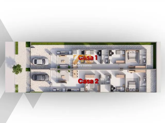 Imagem 2: Casa 3/4, sendo 1 suíte, 77 m² - 1601 sul (Arso 161) - Palmas/TO
