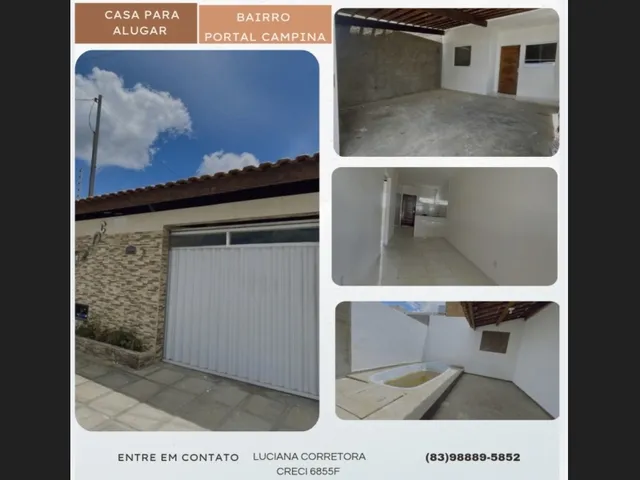 Imagem: Alugo casa com piscina, no Portal Campina