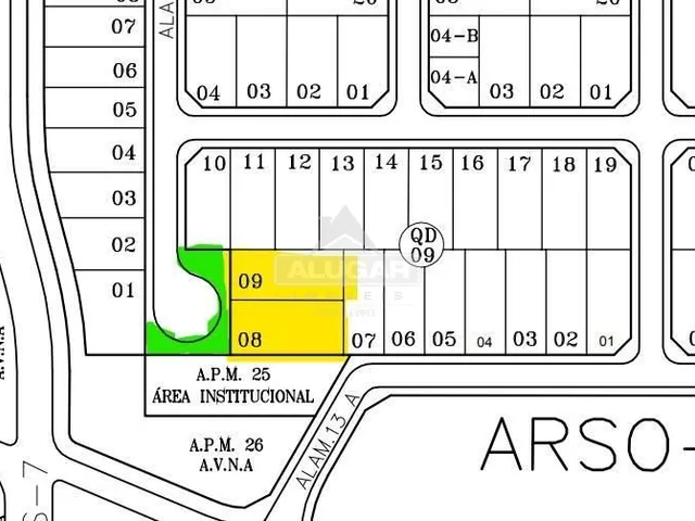 Imagem 2: Lote - 504 m² - 1007 Sul
