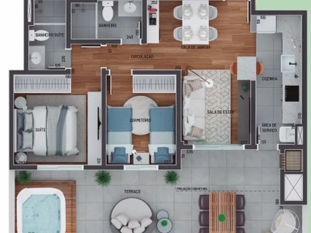 Imagem 15: Apartamento para Venda em Curitiba / Pr no Bairro Tingui