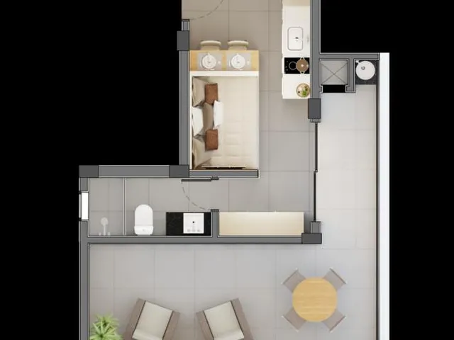 Imagem 8: Studio para Venda em Curitiba / Pr no Bairro Mercês