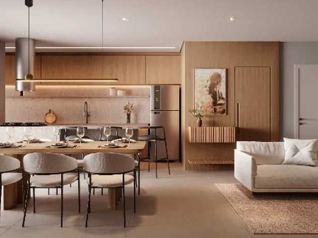Imagem 2: Apartamento na Euzébio de Queirós 03 Suítes Lavabo Churrasqueira a Carvão 111 M² 02 Vagas de Garagem