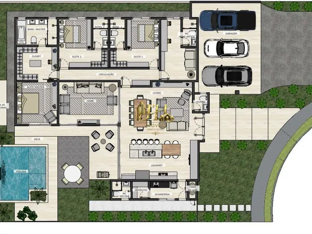 Imagem 2: Casa Alto Padrão em Obras | 3 Suítes + Piscina