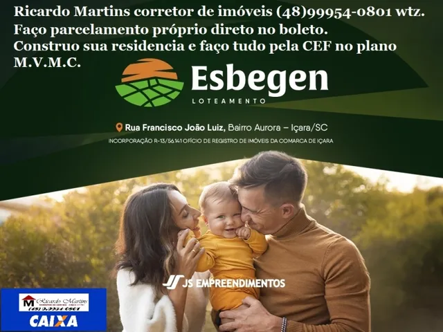Imagem: Esbegen Içara Aurora Terreno a venda