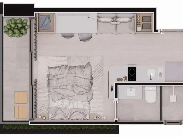 Imagem 8: Studio para Venda em Curitiba / Pr no Bairro Rebouças
