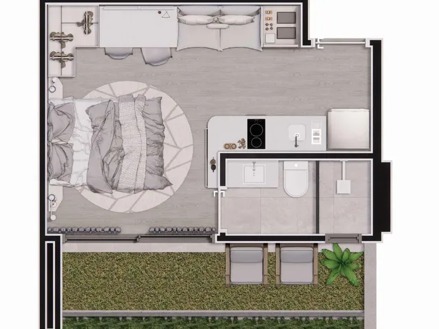 Imagem 15: Studio para Venda em Curitiba / Pr no Bairro Rebouças