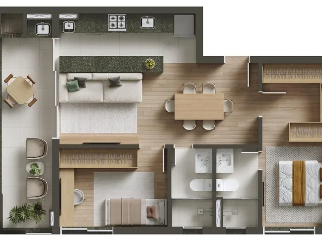 Imagem 9: Studio para Venda em Curitiba / Pr no Bairro Centro