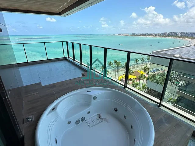 Imagem 16: Apartamento 4 Suítes, 424M² a Beira-Mar da Praia de Ponta Verde, Varanda Gourmet com 60M² com Spa - Maceió Alagoas