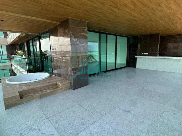 Imagem 15: Apartamento 4 Suítes, 424m² a beira-mar da Praia de Ponta Verde, Varanda Gourmet com