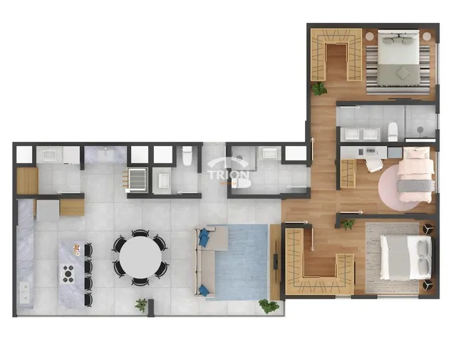 Imagem 13: Apartamento de 3 dormitórios a venda no bairro Florestal - Lajeado/RS