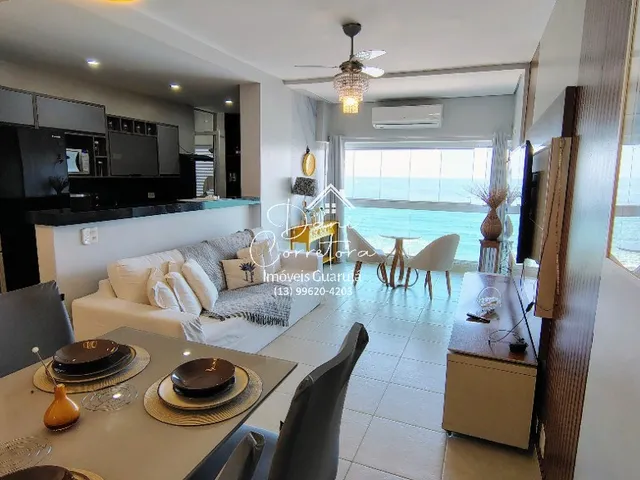 Imagem 1: Apartamento Frente Mar com Lazer nas Astúrias: 2 Quartos, 1 Suíte, 2 Salas, 2 Banheiros, 1 Vaga, 70M². Aproveite!
