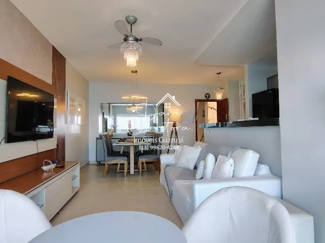 Imagem 2: Apartamento Frente Mar com Lazer nas Astúrias: 2 Quartos, 1 Suíte, 2 Salas, 2 Banheiros, 1 Vaga, 70M². Aproveite!