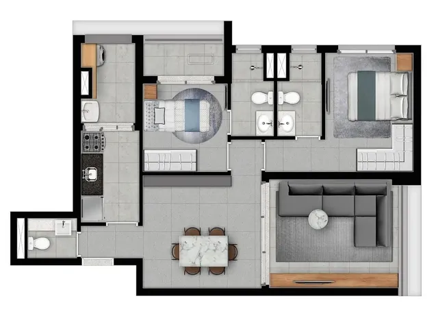 Imagem 14: Quartier Capote By You - Residencial