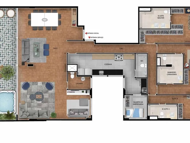 Imagem 15: Apartamento À Venda no Bairro Jardim Botânico - Rio de Janeiro/Rj