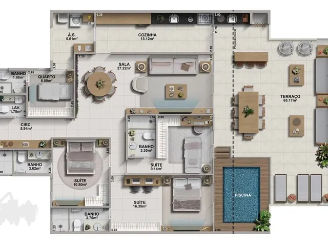 Imagem 6: Aurora Apartamento com 3 dormitórios