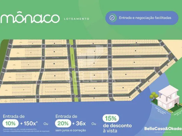 Imagem 3: Loteamento Mônaco. o Mais Novo Empreendimento da Bellacasaeokada